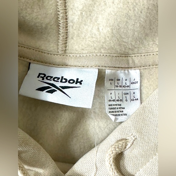 Reebok Womens Studio Cozy Fashion Hoodie Sweatshirt Sharkbite Side Stucc… - Picture 8 of 11